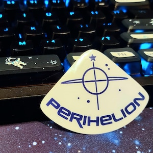 Murderbot Diaries || Perihelion || PanSystem University || transparent sticker