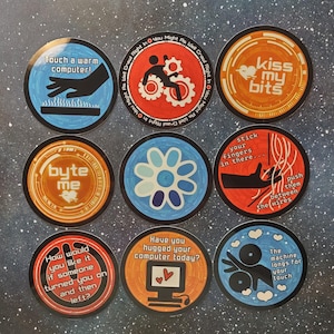 オブジェクト || 2 インチ ビニール ステッカー || セット 3 || テクノファン