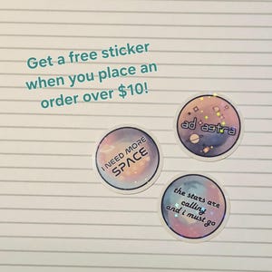 Space || Planets in Jars || semi transparent vinyl stickers || Mercury, Venus, Earth, Mars, Jupiter, Saturn, Uranus, Neptune, Pluto image 3