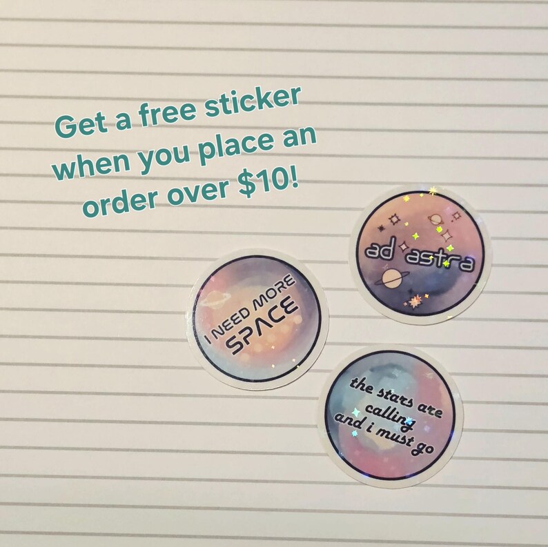 Space || Planets in Jars || semi transparent vinyl stickers || Mercury, Venus, Earth, Mars, Jupiter, Saturn, Uranus, Neptune, Pluto image 3