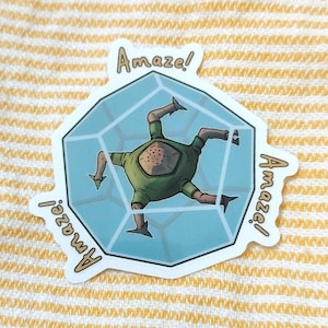 AMAZE || Rocky || Project Hail Mary|| transparent || vinyl sticker