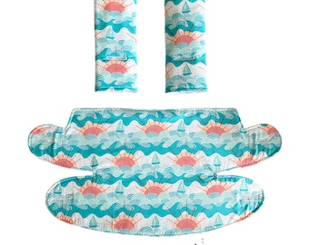 Ergo 360 Drool pads & teething bib Ergo Adapt Ocean Sunset Animals Stars Baby Carrier Baby sling Suck pads Chew pads Teething pads New Mesh