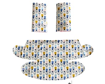 Ergo 360 Drool pads & teething bib Ergo Adapt Flower Pineapples Floral Animals Star Baby Carrier Baby sling Suck Chew Teething pads New baby