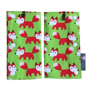 Regenbogen Suck Pads Superhero Gurtabdeckungen Ergo Baby Carrier Sabber Pads Baby Kabelbaum Abdeckungen Fox Baby Carrier Abdeckungen Zahnen