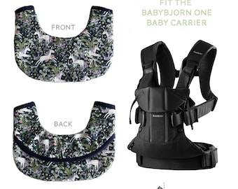 BABYBJORN ONE Bavoir et bavoir de dentition Baby Bjorn One Porte-bébé Fleurs Licornes Animaux floraux Étoiles Coton doux Porte-bébé à sucer Tampons à mâcher Nouveau bébé