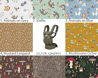 Ergo OMNI Baby Carrier Covers | Ergo 360 Original | Ergo Adapt Accessories | Hand crafted in choice of fabrics for your OLIVE GREEN Carrier