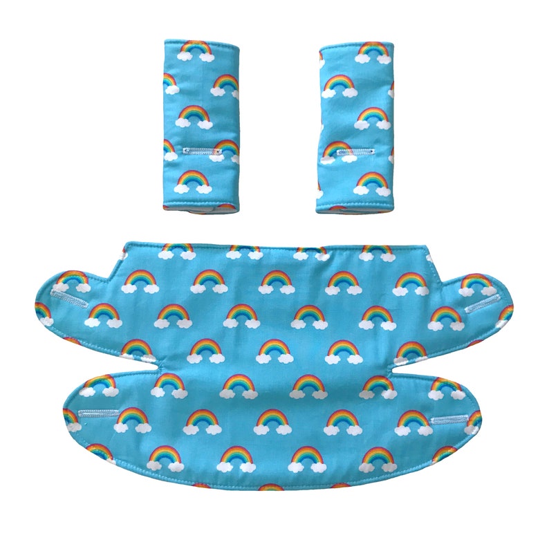 Ergo 360 Drool pads & teething bib Ergo Adapt Tropical Pink Etsy