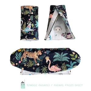 REVERSIBLE Ergo ADAPT Almohadillas para la baba y babero para la dentición Cubiertas para portabebés Posición hacia arriba y hacia abajo