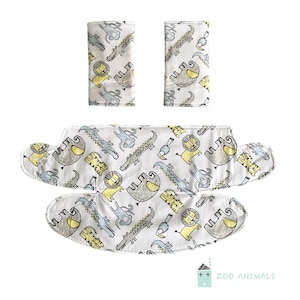 Ergo 360 Almohadillas para babas y babero para la dentición Ergo Adapt Flor Piñas Floral Animales Estrella Portabebés Portabebés Suck Chew