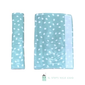 Stroller Strap Covers, Hochstuhl, WIPEABLE Wachstuch, handgefertigt für M & P, Mamas und Kartoffeln, Stokke, Bugaboo und andere
