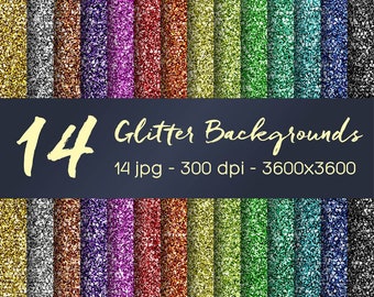 Color Glitter Backgrounds / bright, shiny and colorful glitter texture / backgrounds wallpapers color pack digital images metallic