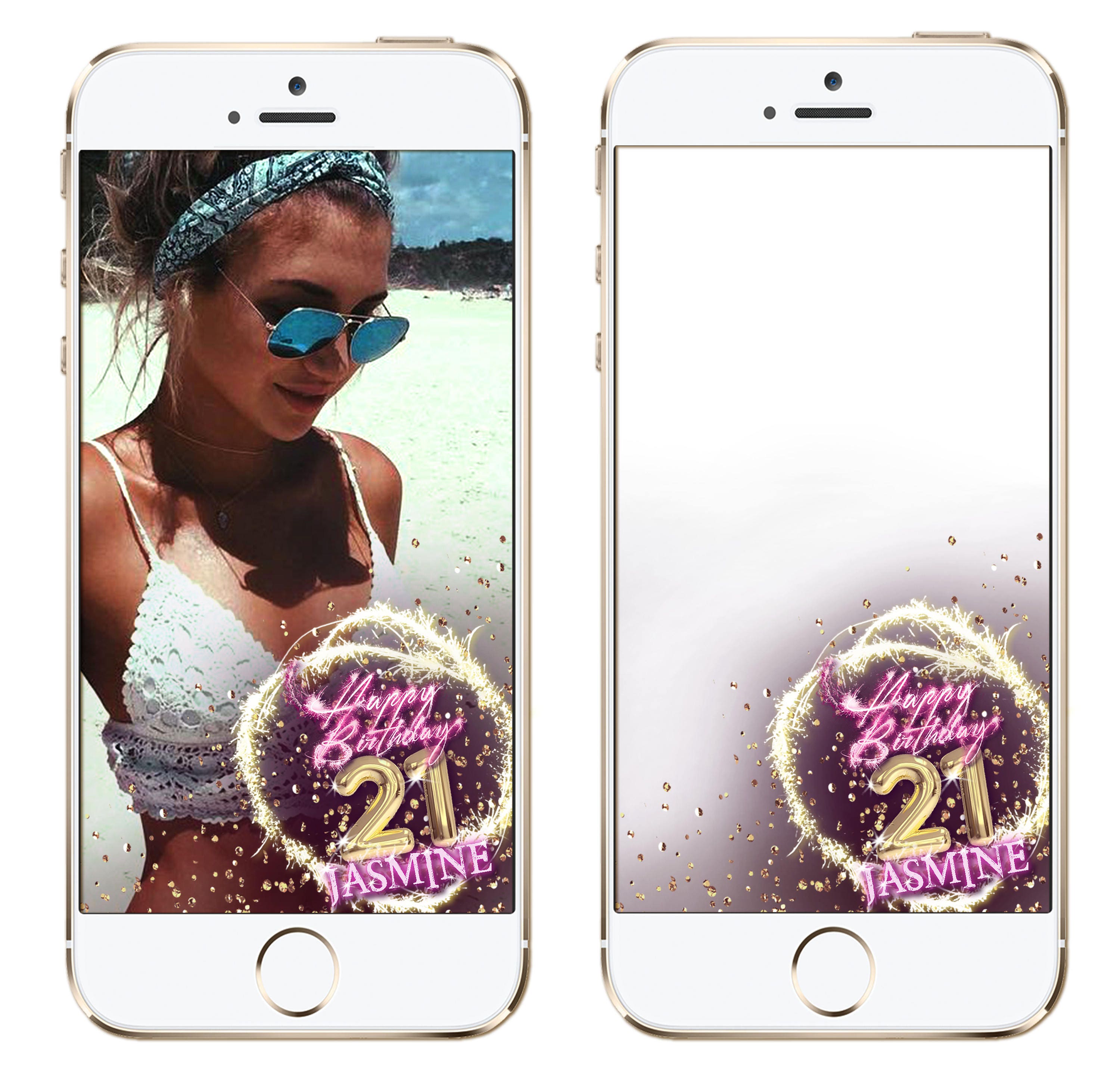 21st Snapchat Geofilter Birthday Birthday Snapchat Filter Etsy