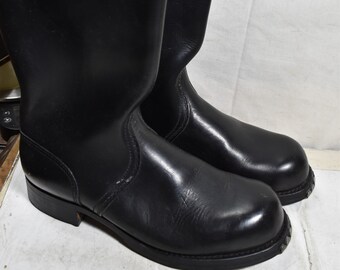 Bottes en cuir vintage Nr.5-Bottes en cuir mélangées Nr.42