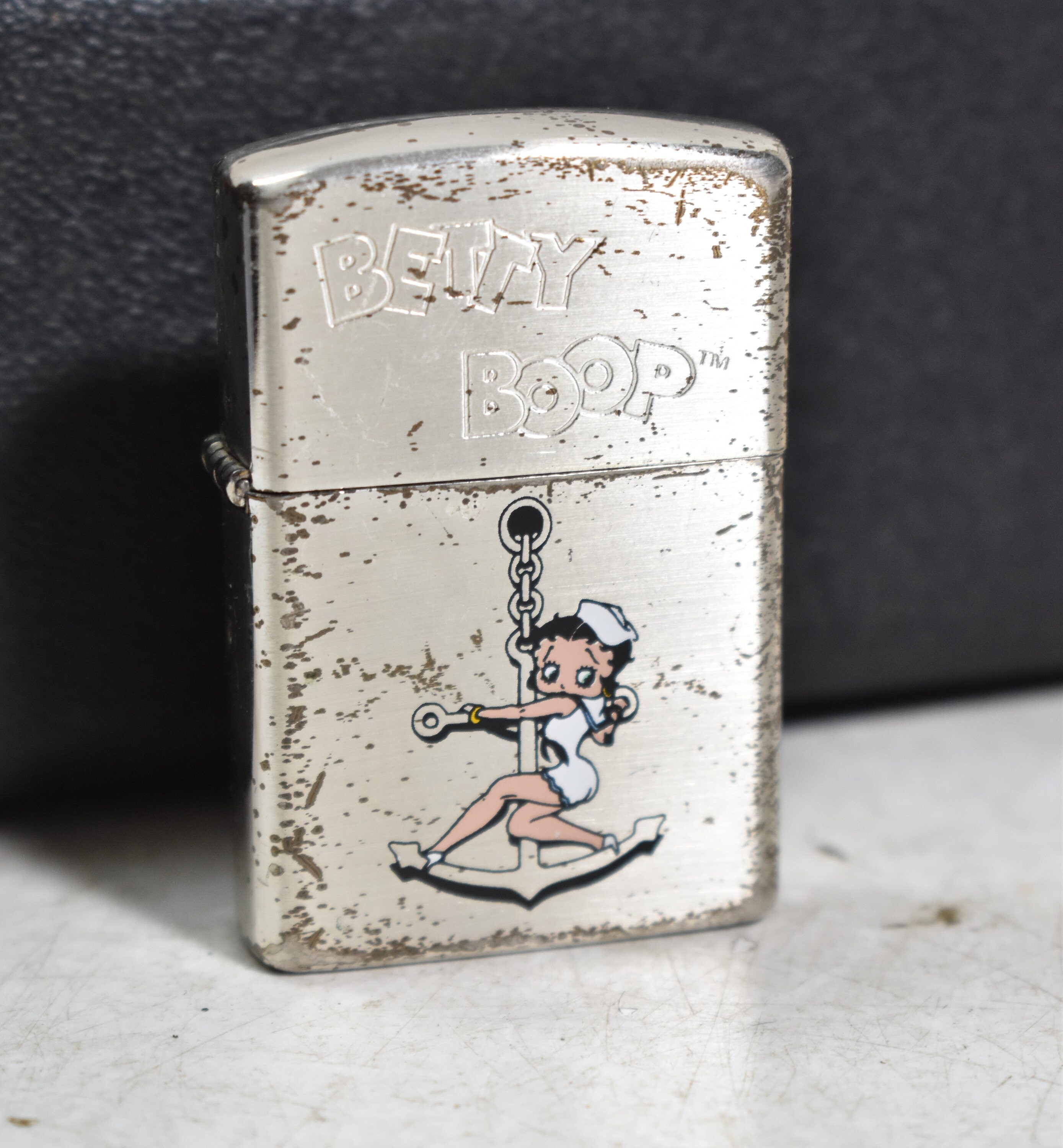 未使用/Zippo/Betty-Boop/GO GO BOOPS/シルバー/ベティーブープ