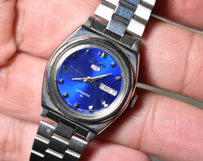 Vintage Seiko 5 Automatic Watchseiko Wristwatch Jewel,accessorywomen