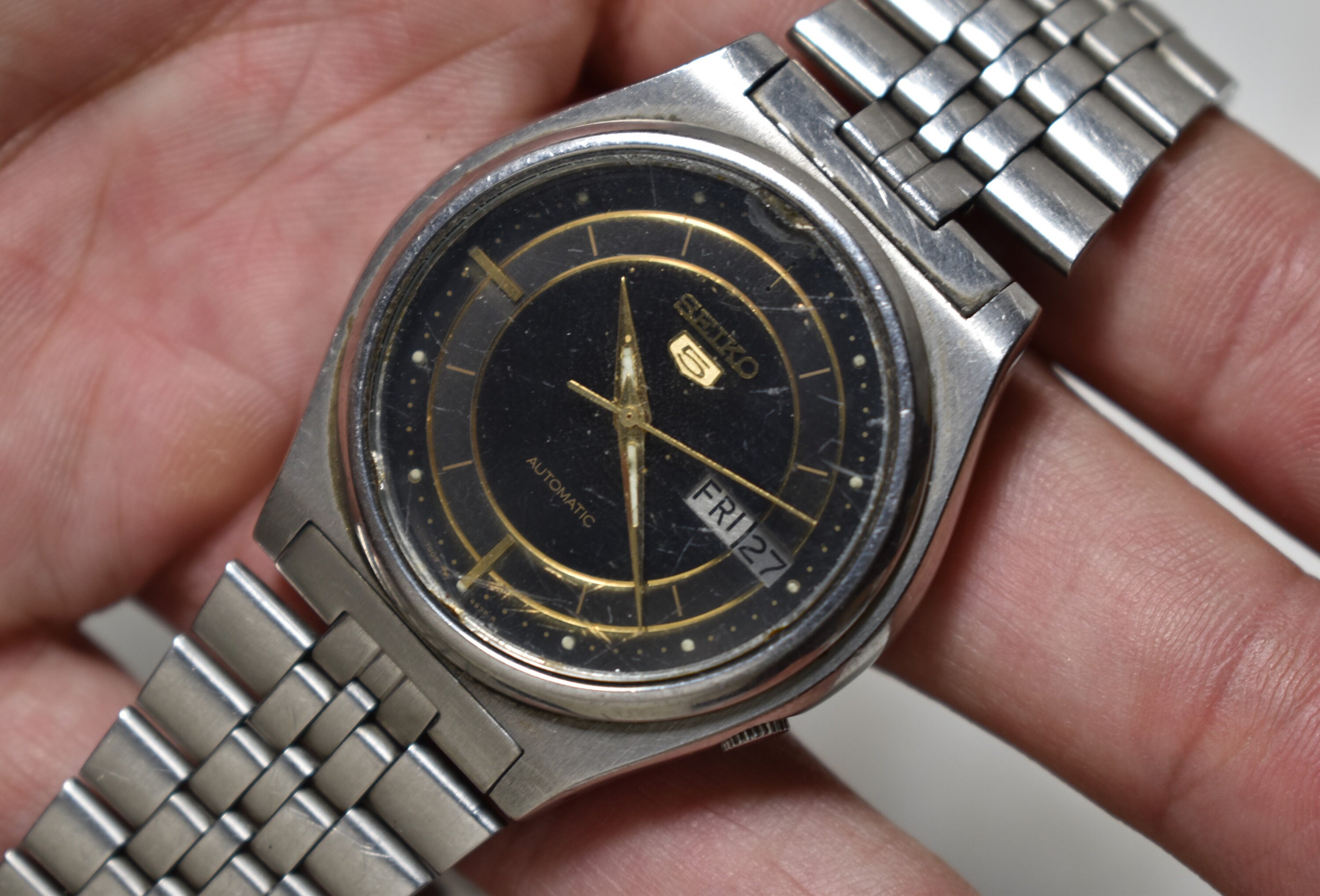 Vintage Seiko 5 Automatic Watch Japan-7009-3170 Wristwatch - Etsy UK