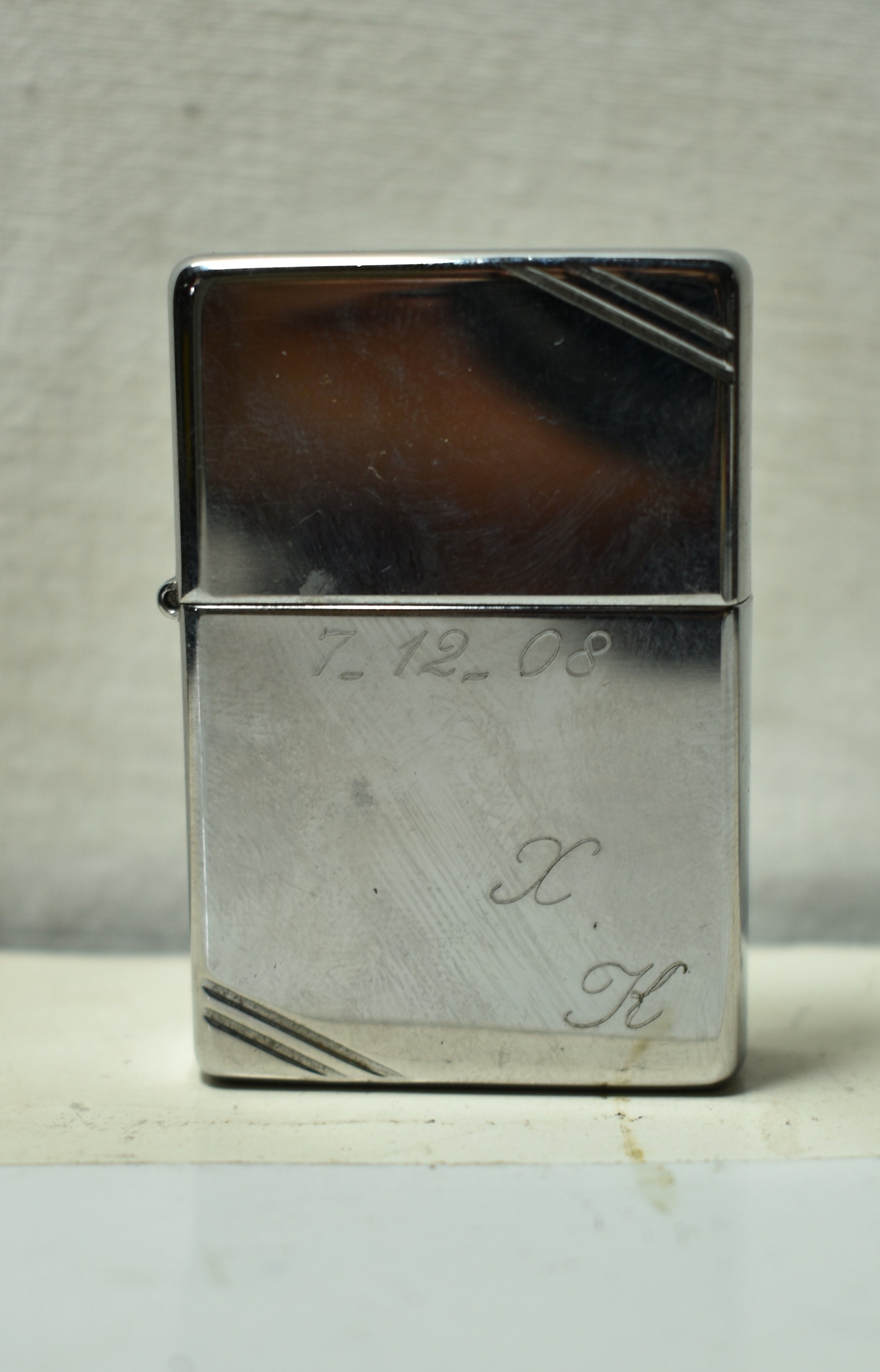 Vintage Zippo Lighter Bradford PA Made In USA PAT.2032695 w