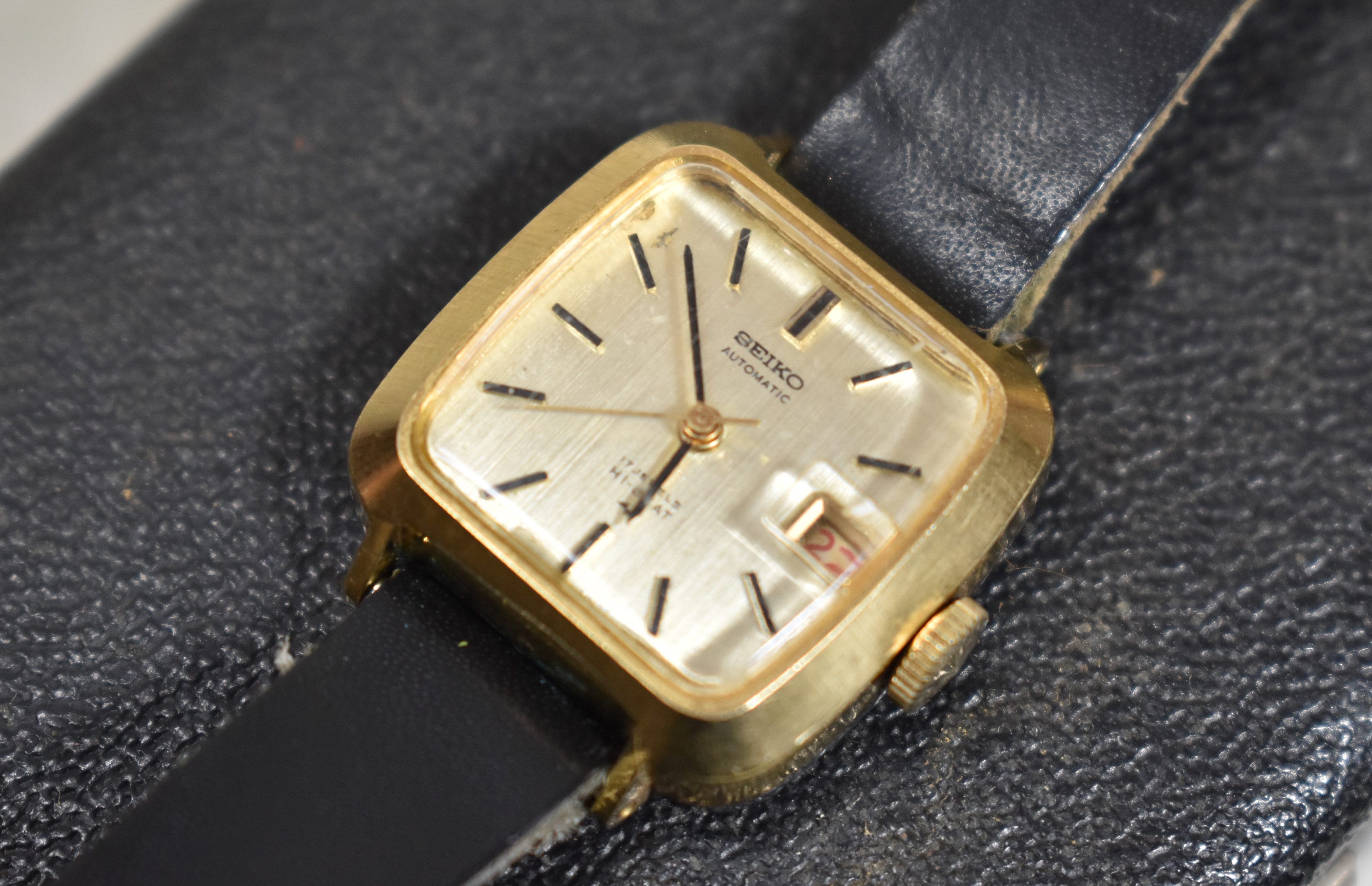 Vintage 70s Seiko Men's Automatic 17 Jewel Two Tone Watch
