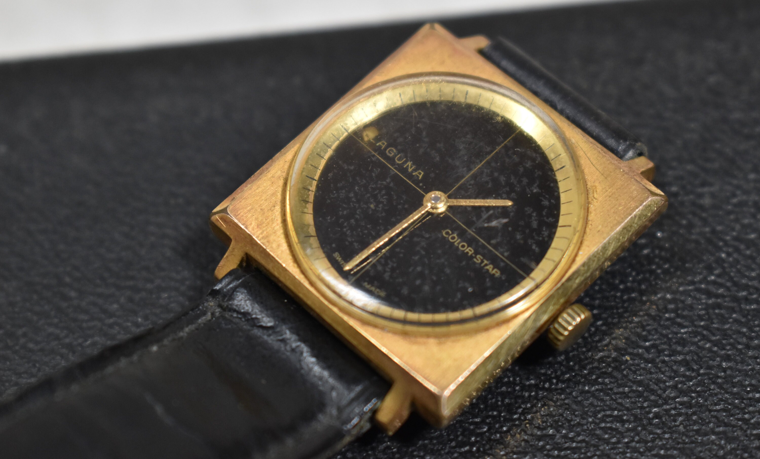 Vintage coleccionable Laguna Color Star Swiss Made Watch Stainless Steel 404 reloj de pulsera Etsy Mexico
