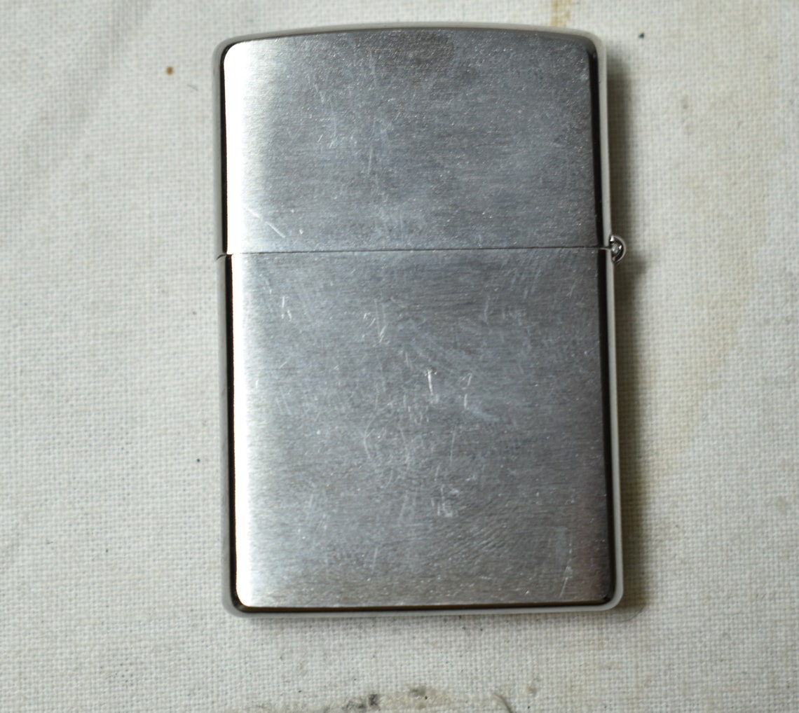 Vintage Zippo Lighter 11 Bradford Made In U.S.A w/Design Etsy