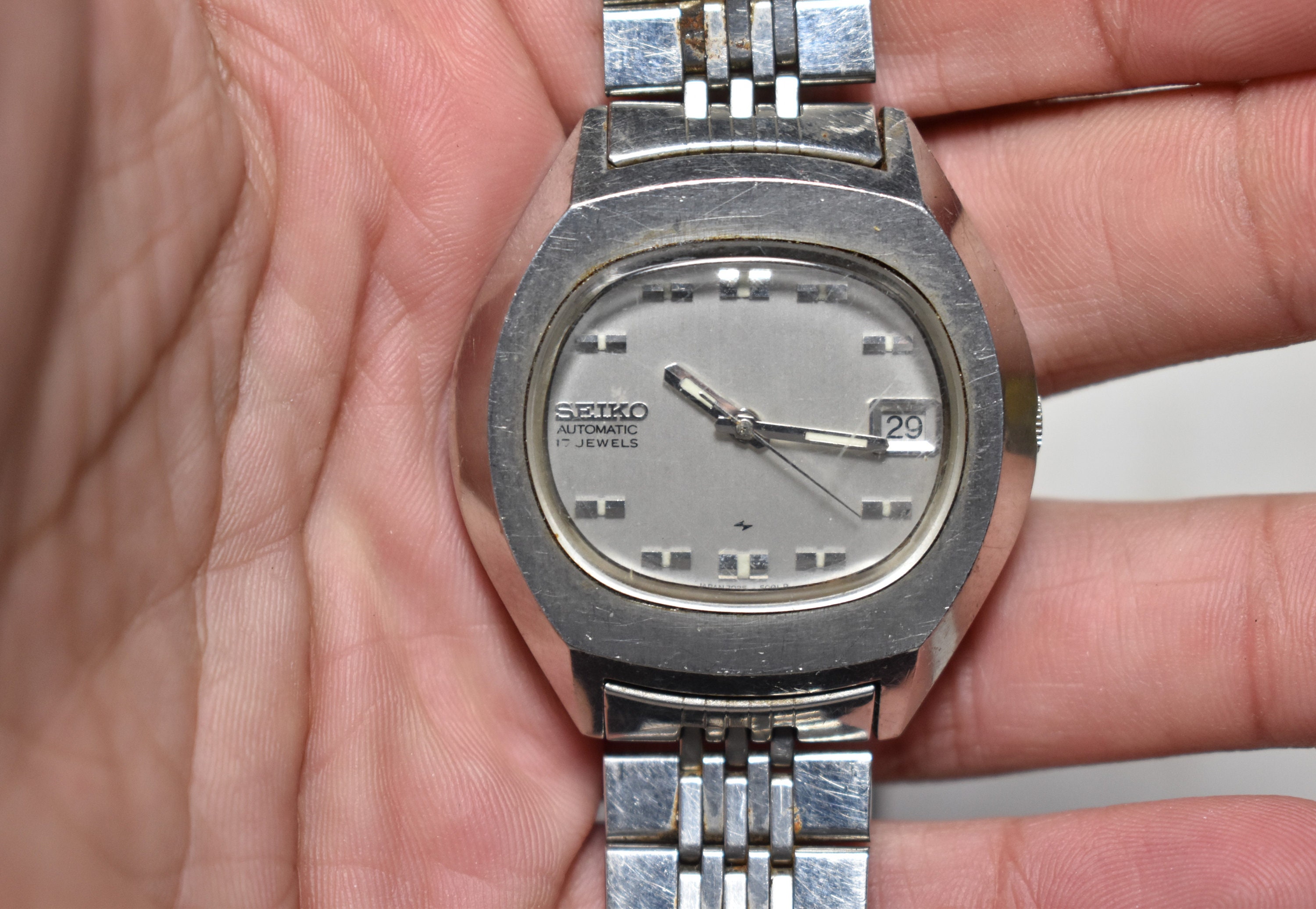 Vintage Seiko Automatic 17 Jewels Watch-japan Wristwatch - Etsy Hong Kong