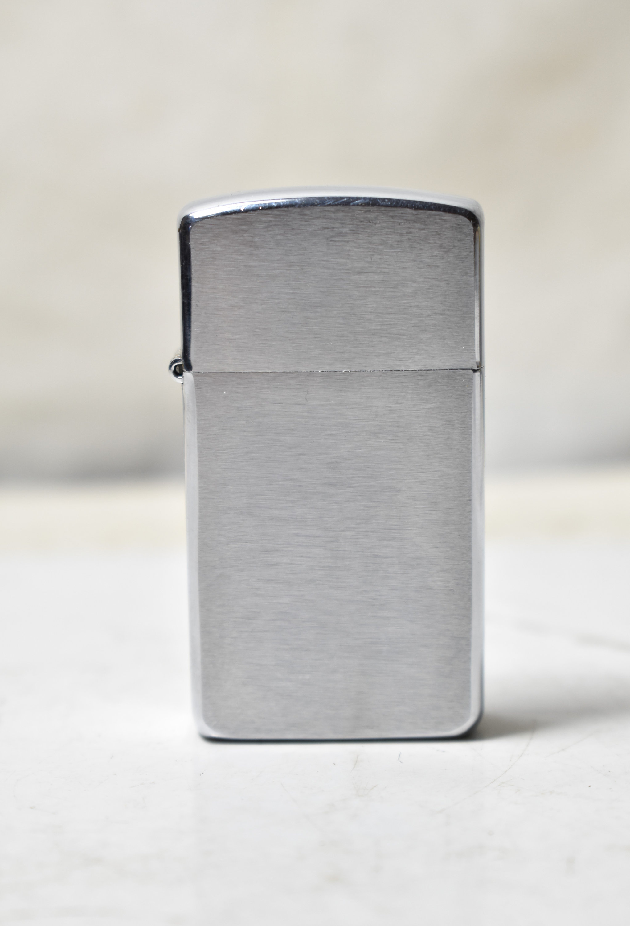 197s Slim Zippo Chrome Laiton Essence Mèche Briquet Bradford Pennsylvanie  USA gravé avec MY -  France