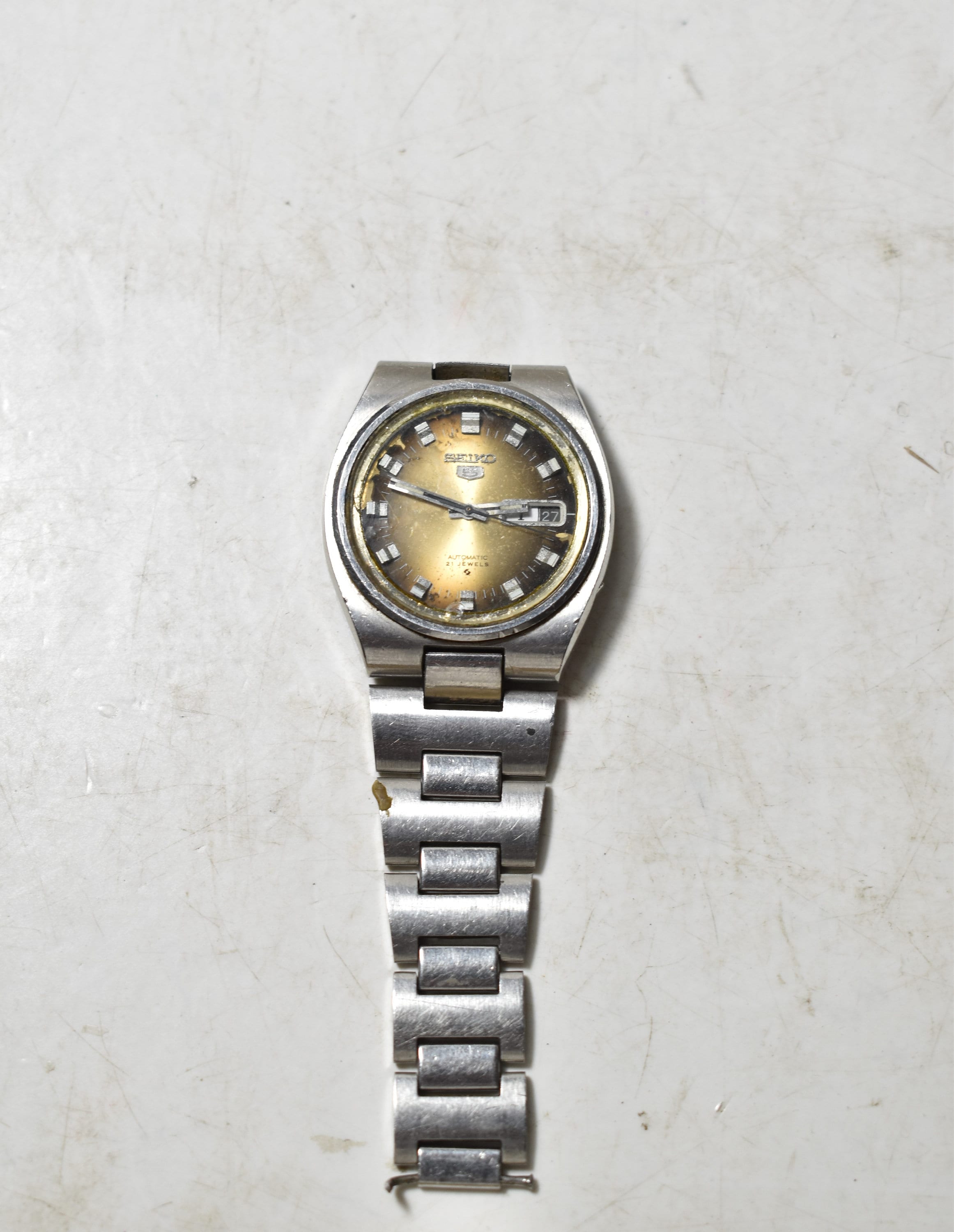 Vintage Seiko 5 Automatic 21 Jewels Watch Japan-6119-7460 Vintage Seiko 5 Automatic 21 Jewels Watch Japan-6119-7460