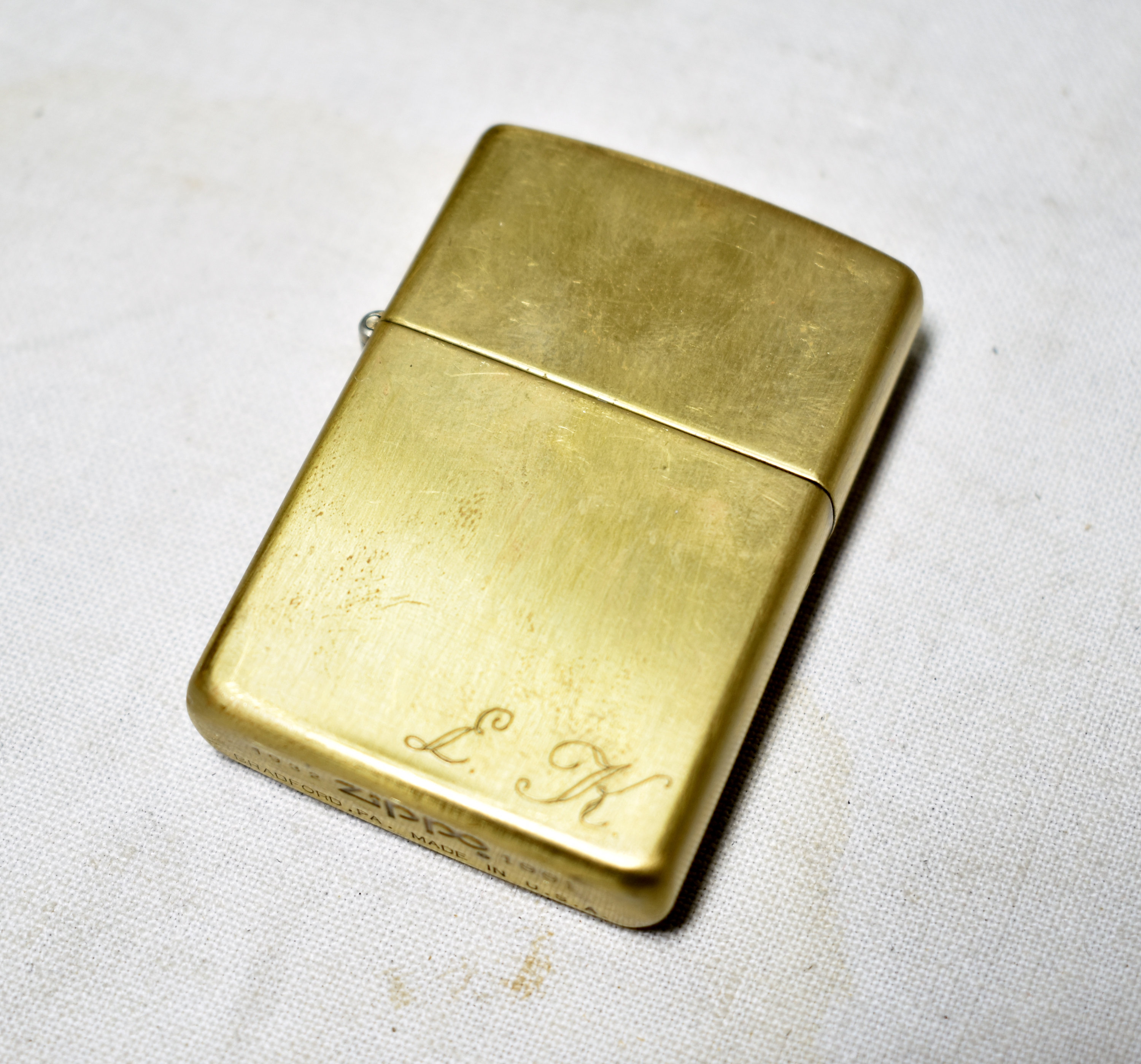 ZIPPO 1991  香港 SOLID BRASS ソリッドブラス