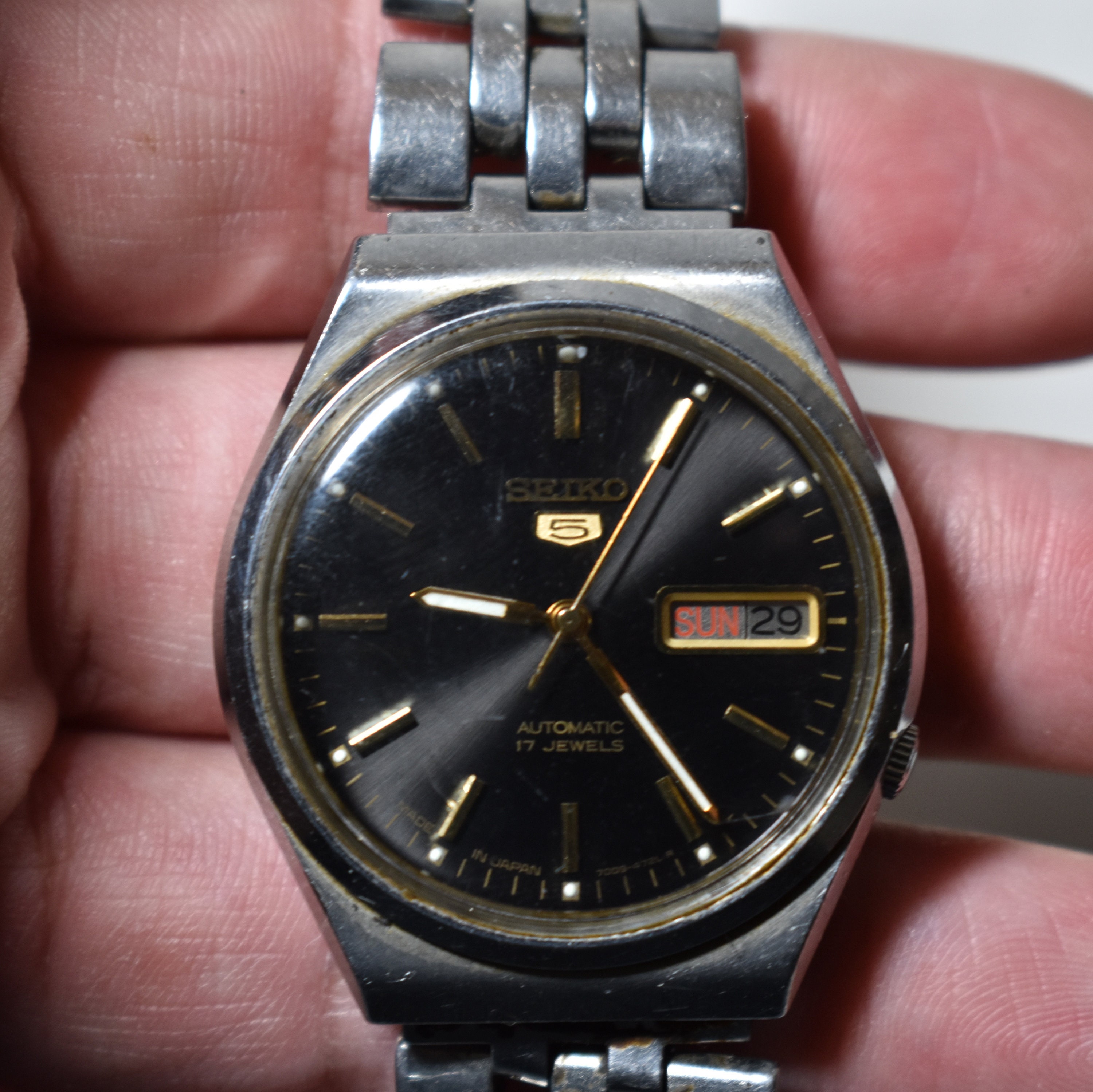 Vintage Seiko 5 17 Jewels Made in Japan Watch - Etsy