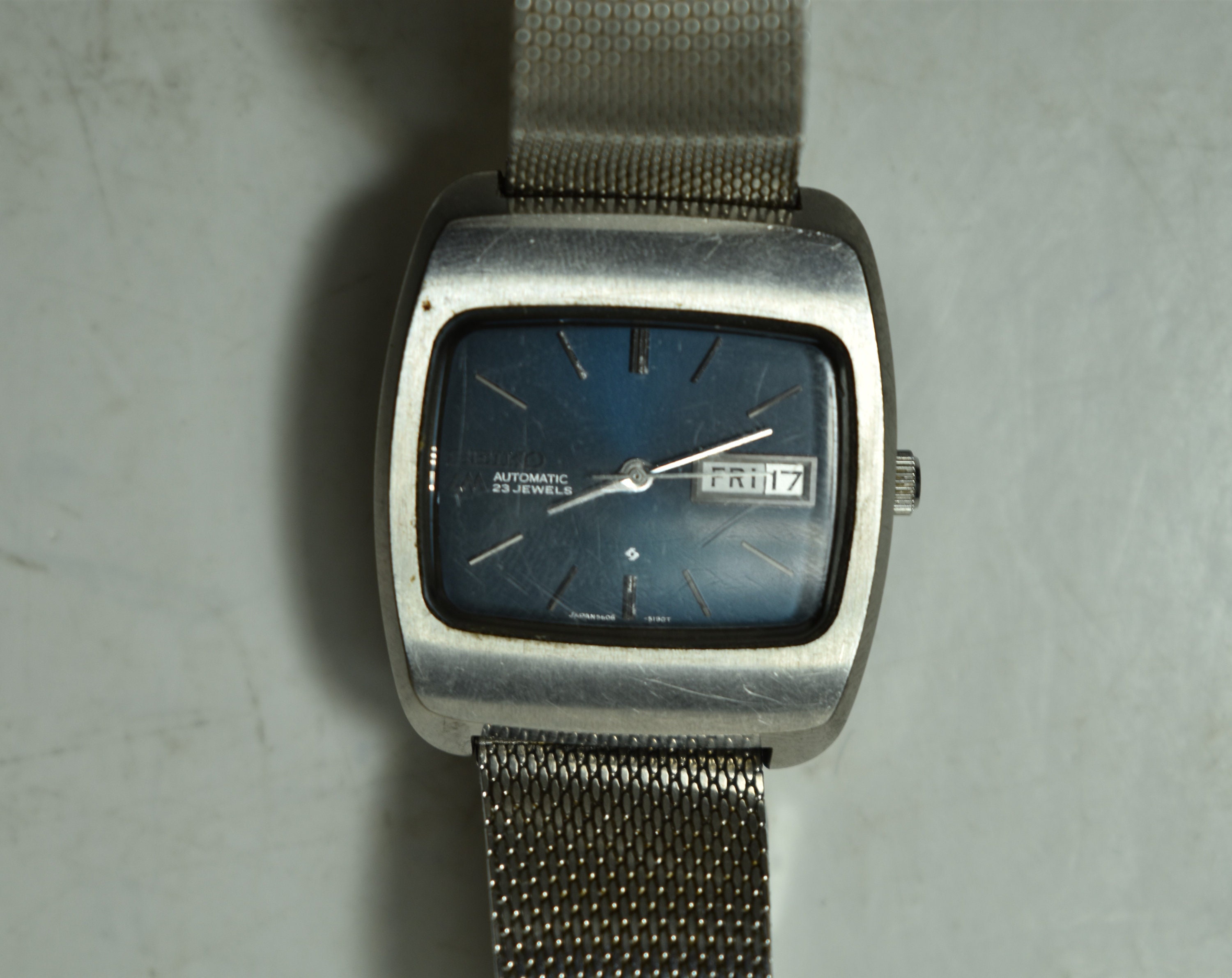 vejkryds sikring haj Vintage Seiko LM Automatic 23 Jewels Watch Japan A 5606-5070 - Etsy