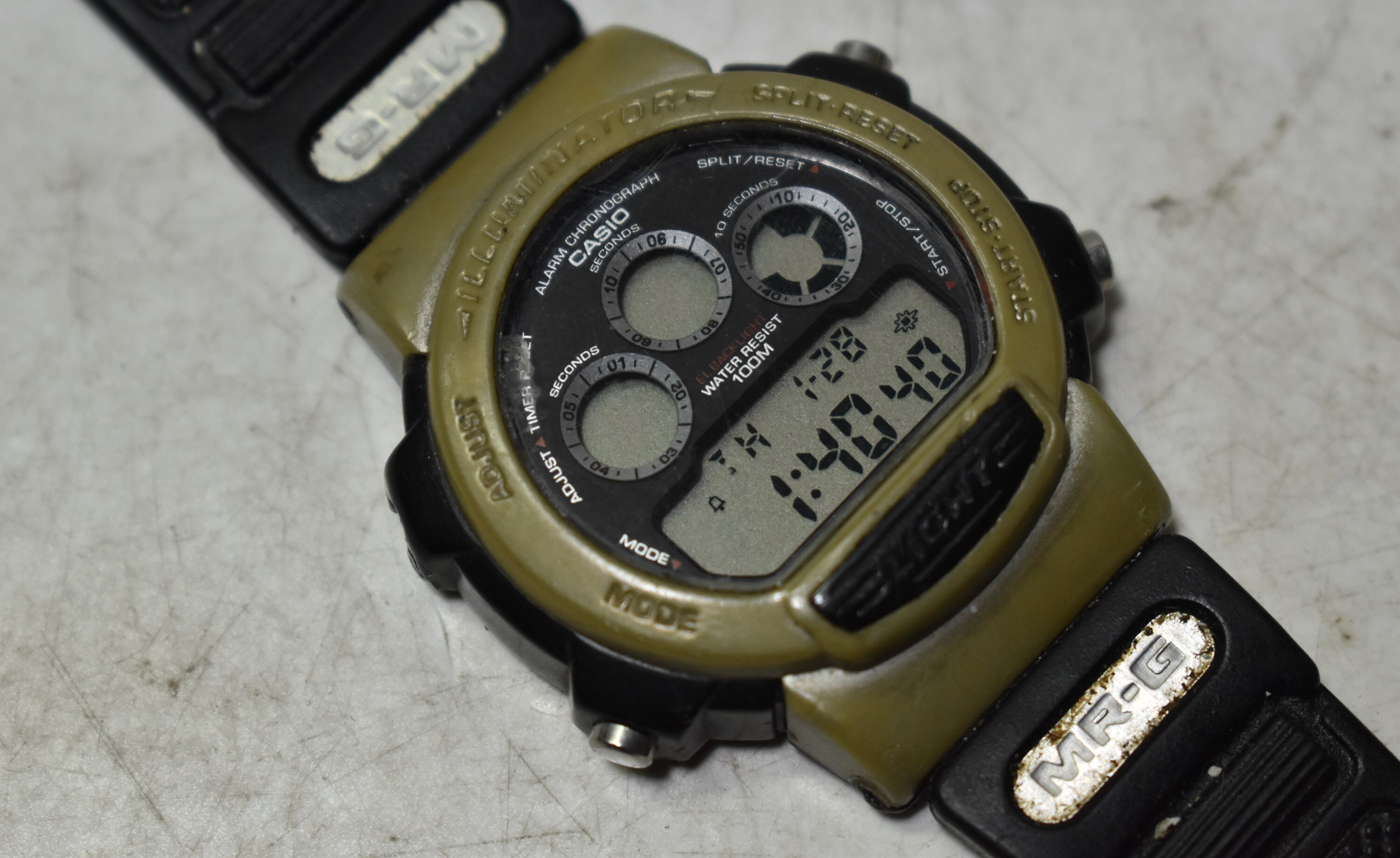 Vintage Casio Alarm Chronograph Watch Water Resist 100M W 728m casio Wristwatch Alarm Chronograph Jewel accessory Etsy UK