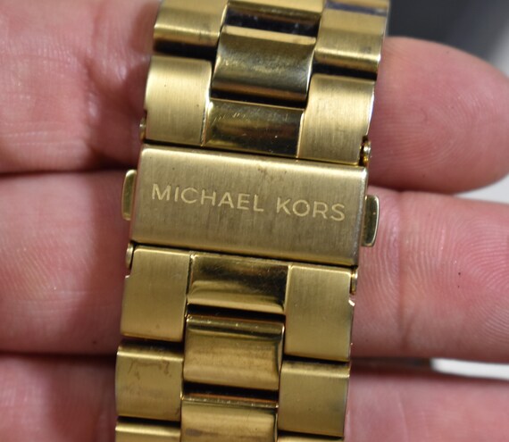 Montre vintage Michael Kors rare tout en acier inoxydable 251407 MK 5960 fonctionne Etsy France