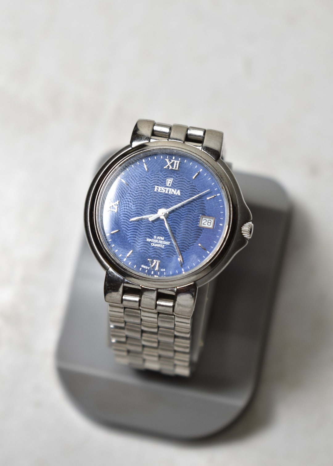Vintage Festina 5 ATM 50M Water Resist Quartz Watch 6897 04 Wristwatch working Etsy