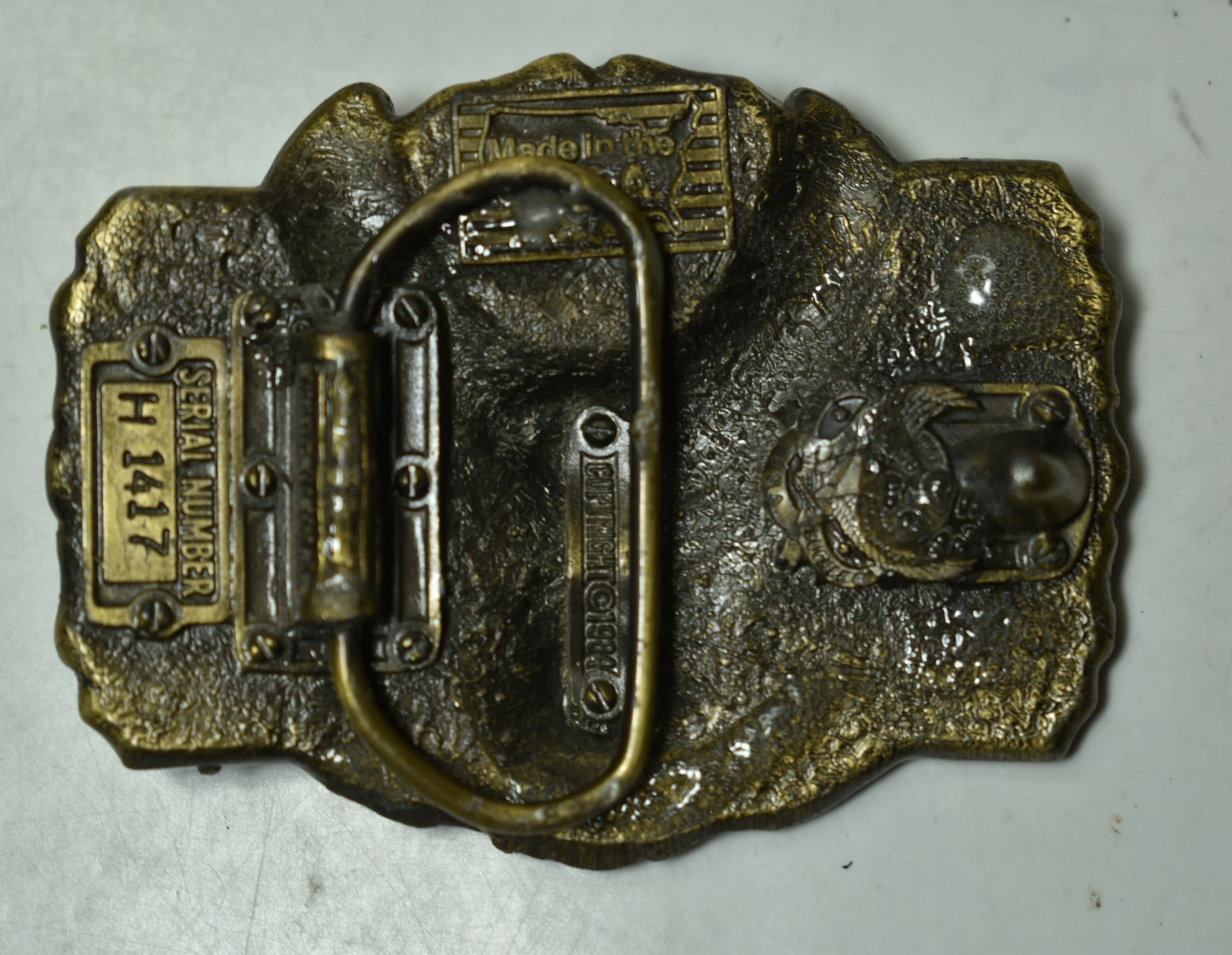 Live&Ride Vintage Belt Buckle