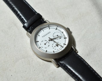 Buy Vintage Collectible Watch Toshiba Advertising Stainless Steel
