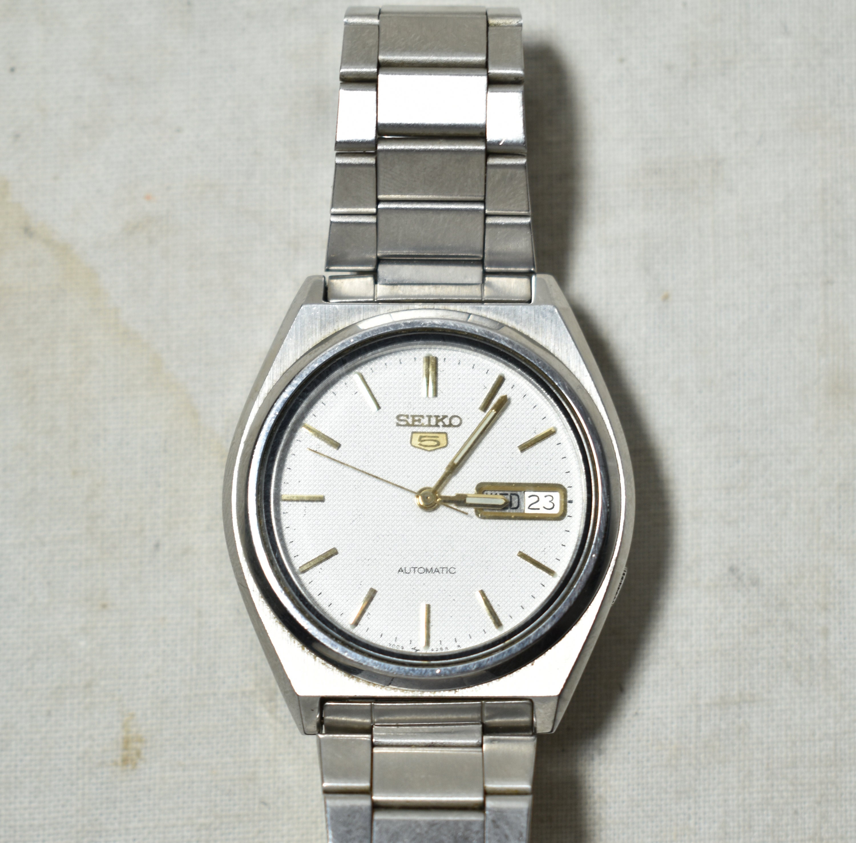 Vintage Seiko 5 Watch Automatic Jewerly 7009-876A Stainless - Etsy