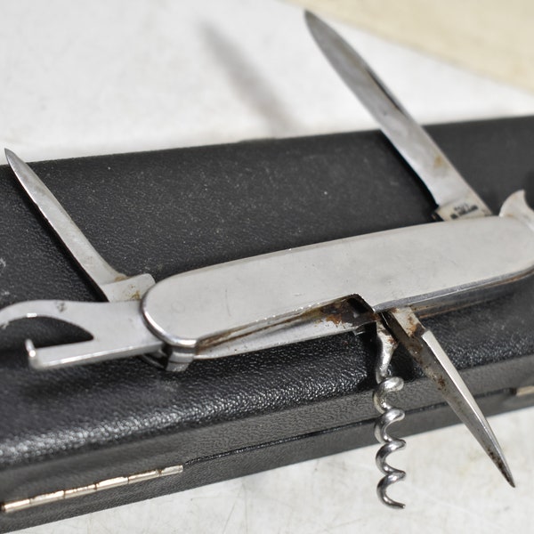 Vintage Collectible Pocket Multi-Tool Stainless Gerlach Made In Poland-Camping Tool Equipment