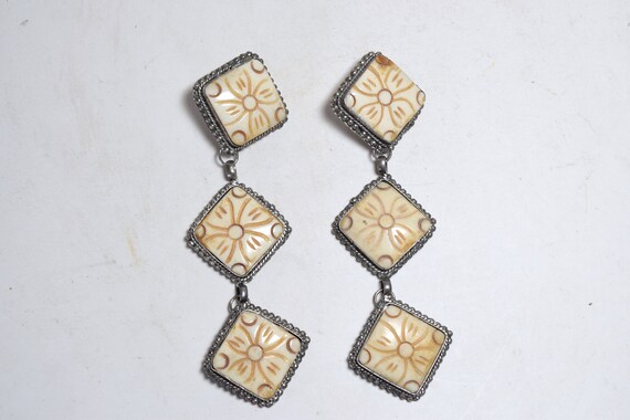 Greek Earrings silver - image 6