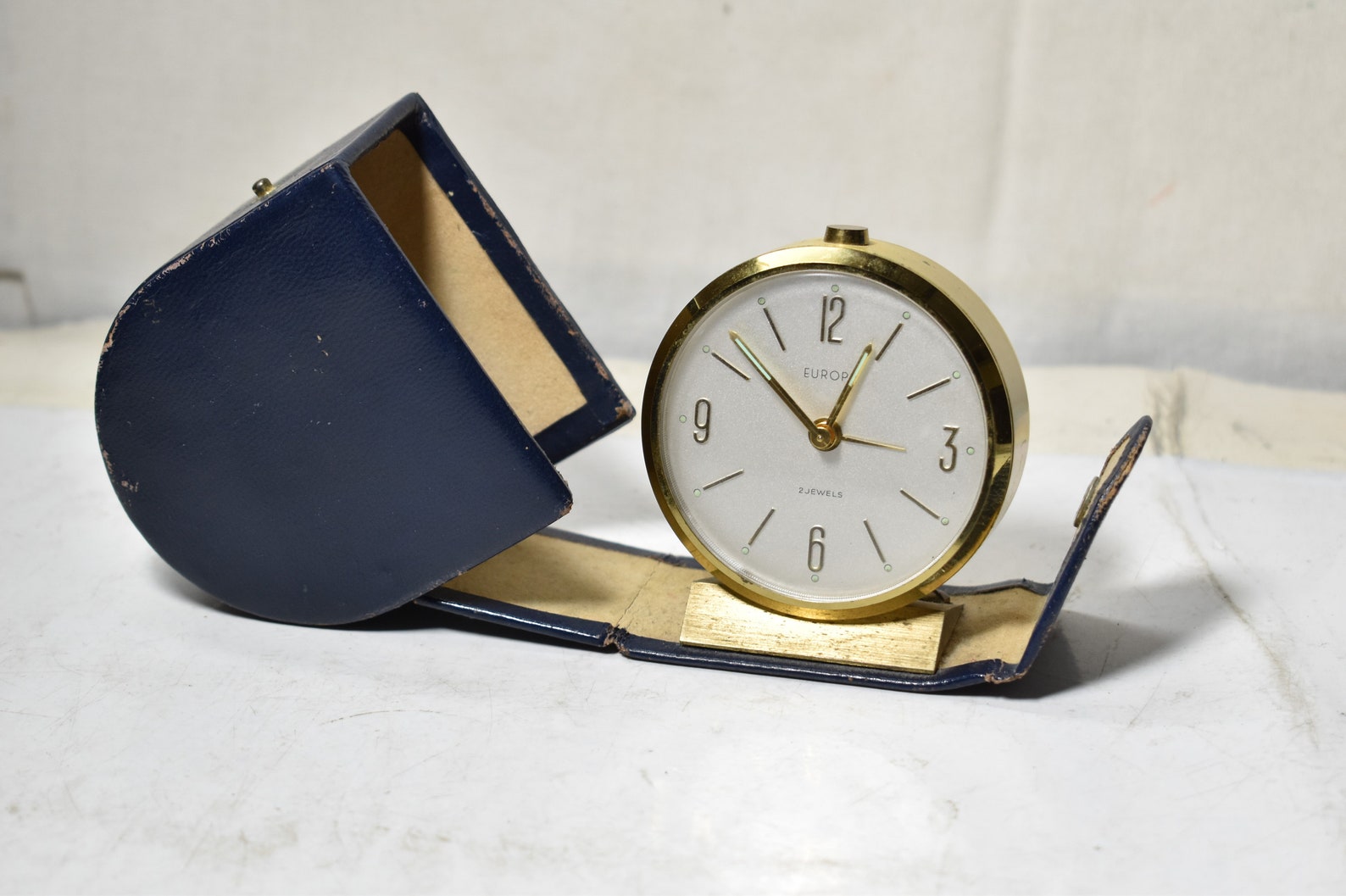 Vintage Europa Table Desk 2 Jewels Clocktravel Alarm Manual Etsy