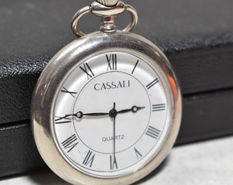 Vintage Sammler Taschenuhr Cassali Quartz-Jewel Accessoire Taschenuhr-Perfektes Geschenk