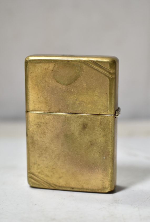 VINTAGE PAT #2032695 ZIPPO CHROME CIGARETTE LIGHTER - C.A.A.
