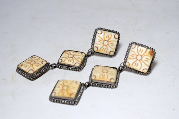 Greek Earrings silver