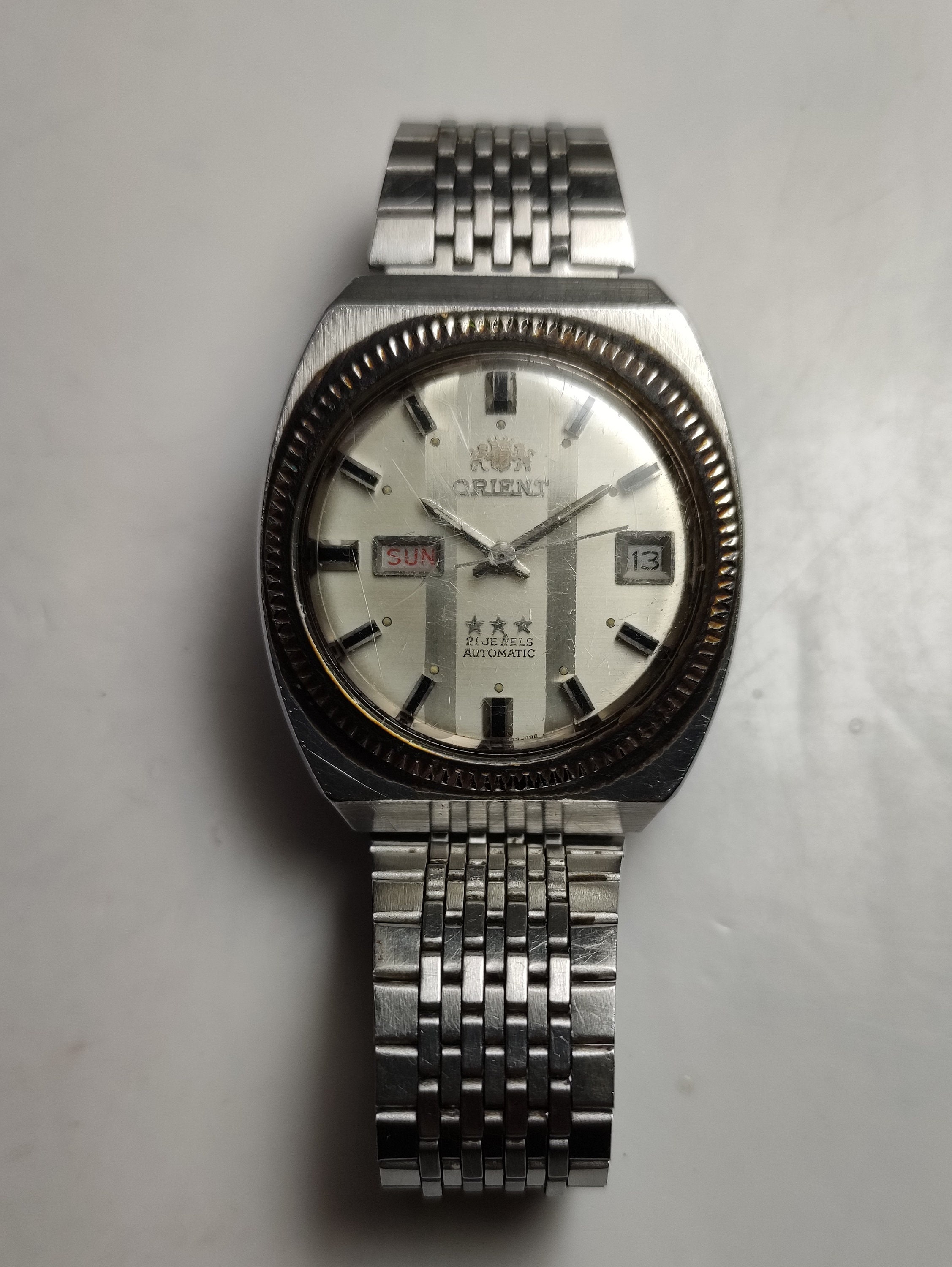 Vintage ORIENT 21 Jewels Automatic Wristwatch Antishock DATE / DAY Bracelet - Etsy Vintage ORIENT 21 Jewels Automatic Wristwatch Antishock DATE / DAY Bracelet - Etsy