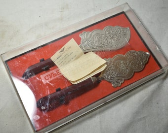 Vintage Collectible Russian Maybe? w/Papers Service Set-For Weeding Cakes Maybe?