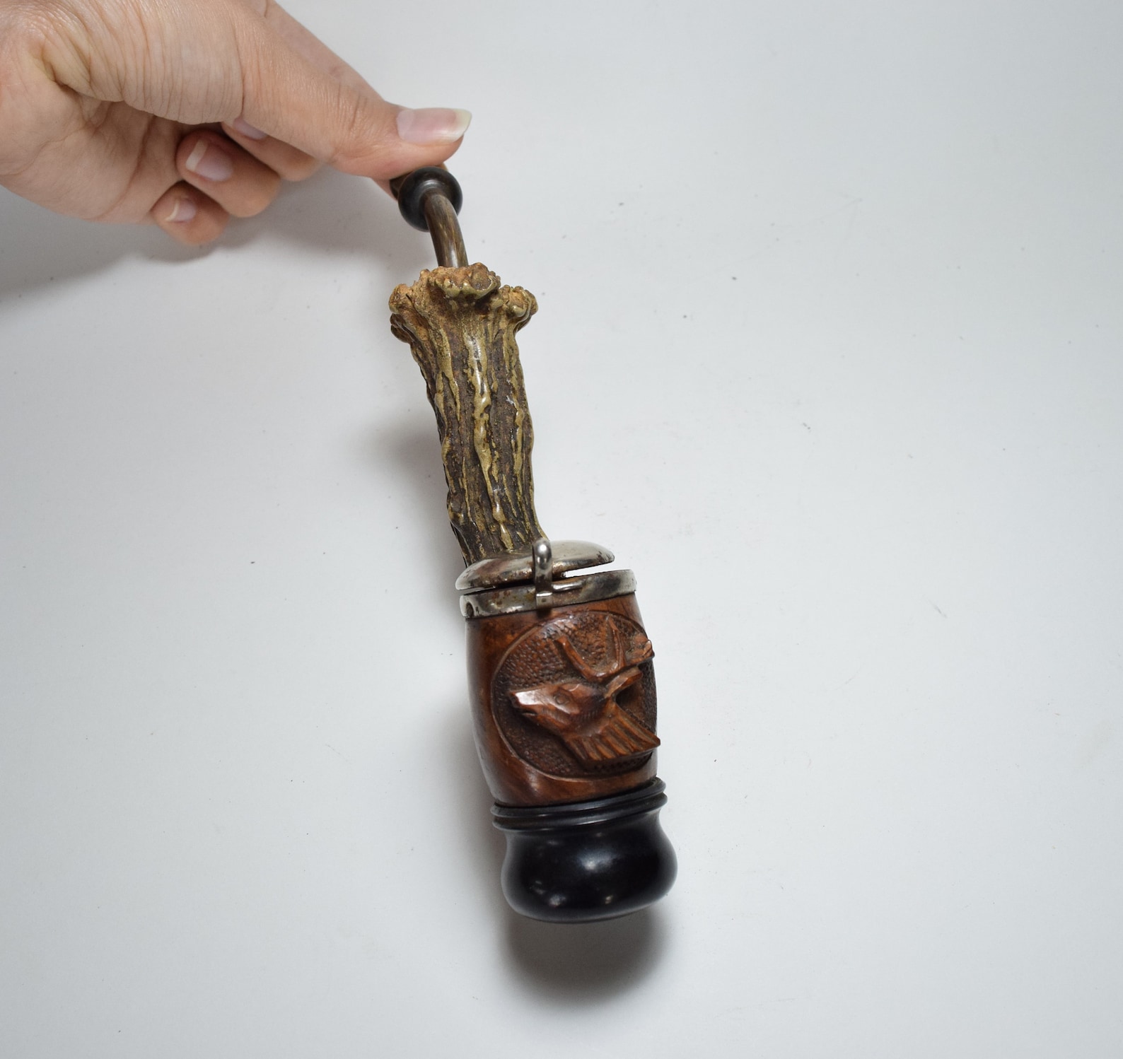 Vintage Unique Wooden Cigarette Holder Hand Made Cigarette Etsy