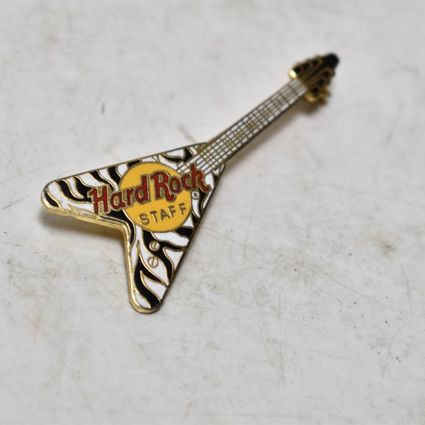 Collectible Beautiful Advertising Pin Brooch Hard Rock Staff Made In Taiwan