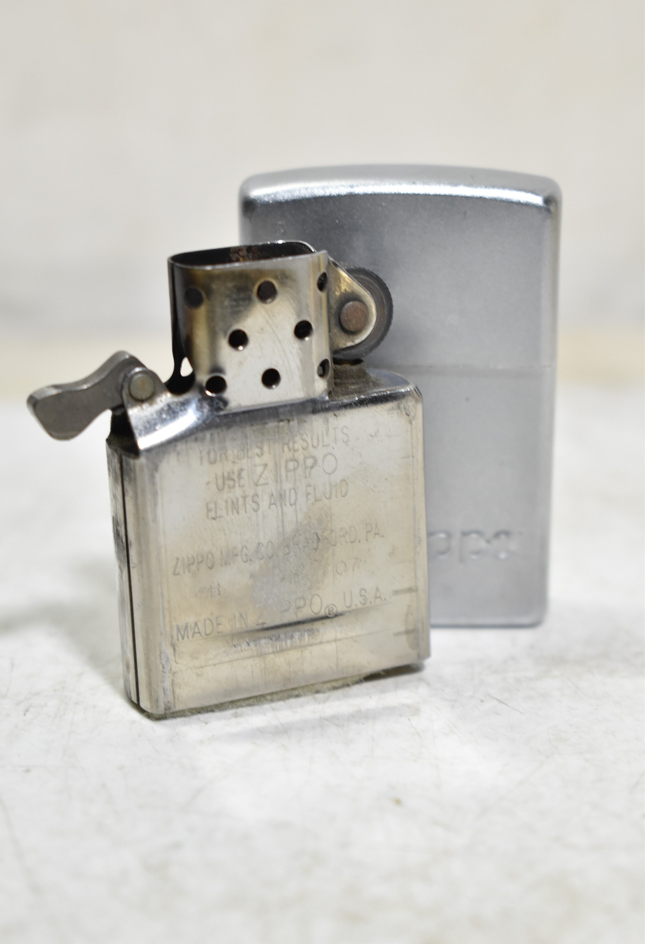 Vintage Zippo Lighter Bradford PA. Made in U.S.A W/desigh - Etsy