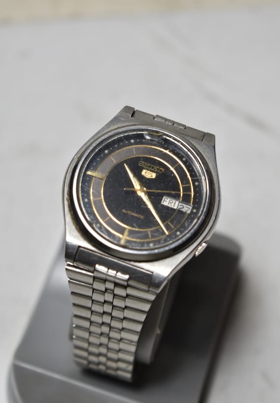 Vintage Seiko 5 Automatic Watch Japan-7009-3170 Wristwatch - Etsy