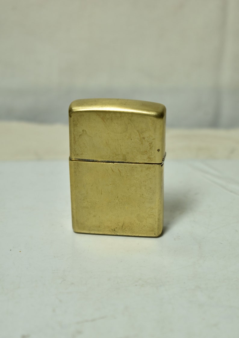 Vintage Collectible Zippo Brass Lighter Tobacco Bradford Made Etsy