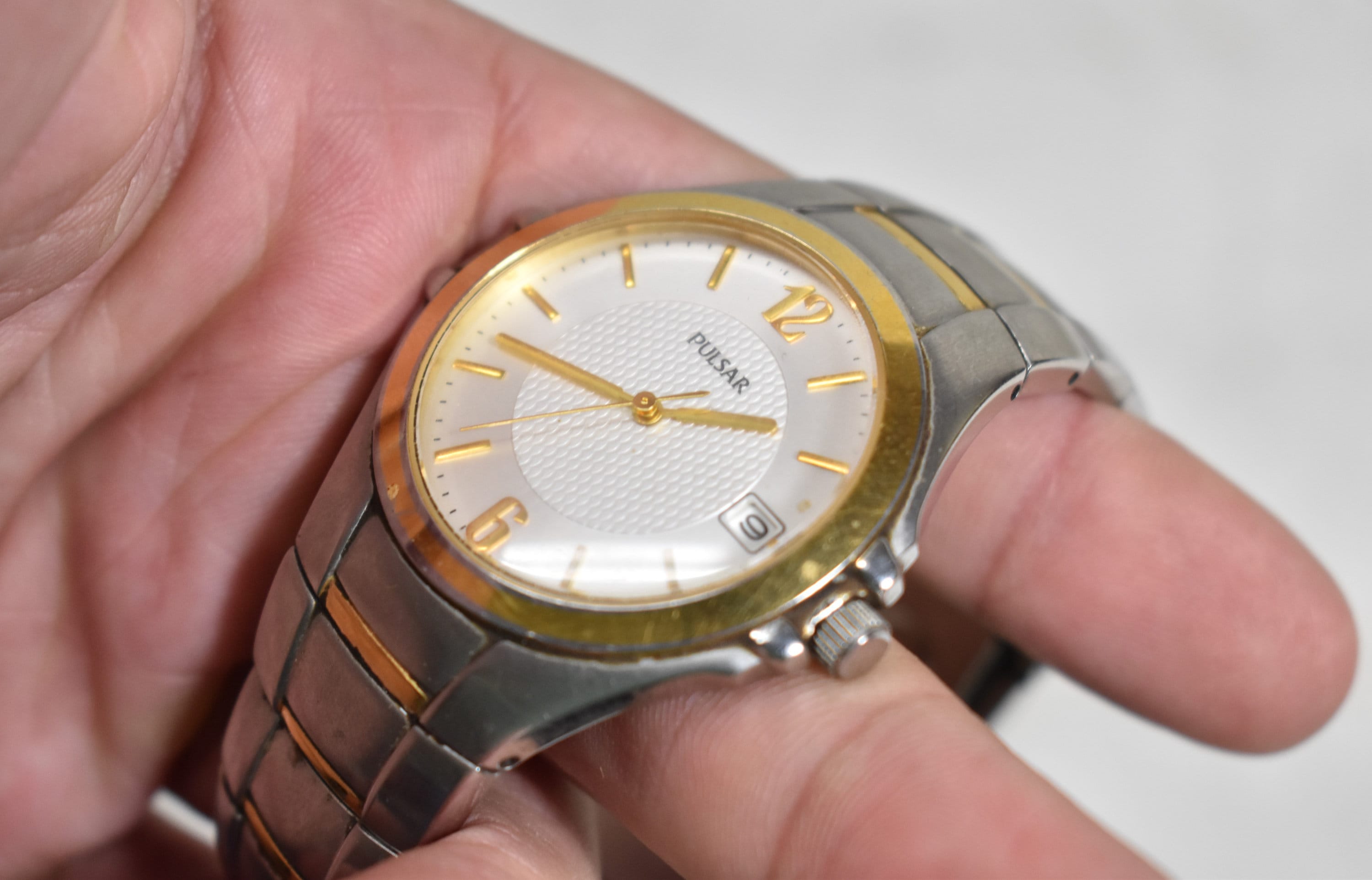 Vintage Pulsar Movt Japan Watch stainless Steel VX42 X045 Water Resistant Wristwatch Etsy Denmark